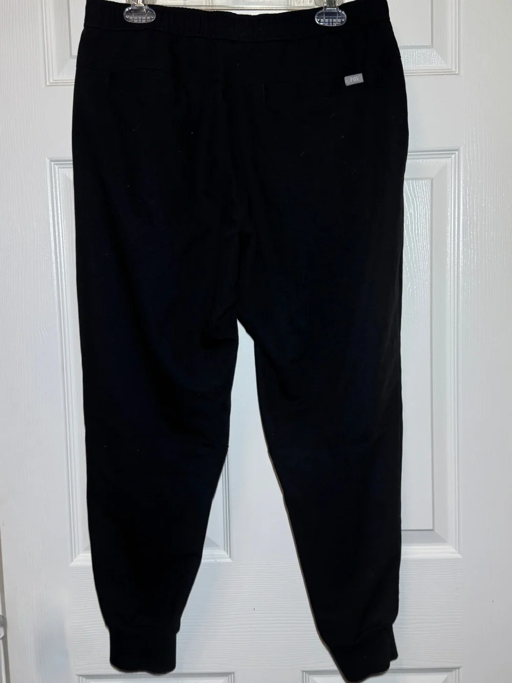 Figs Black Men's Technical Collection Jogger with Gray Drawstring L